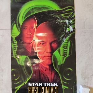 StarWars/StarTrek Collection - 1997 Poster and 2005 Coin
